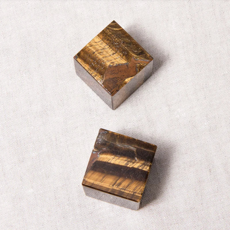 Tiger Eye Cube - Africa