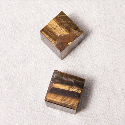 Tiger Eye Cube - Africa