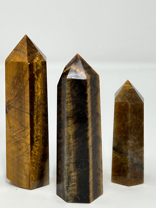 Tiger Eye Tower 3-4" - South Africa