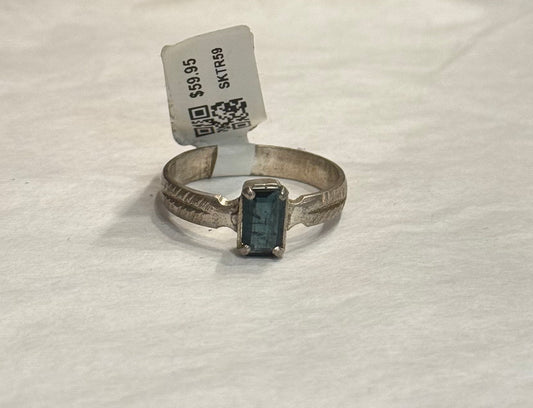 Tourmaline Ring size 10 – elegant crystal jewelry known for grounding, protection, and balancing energies.
