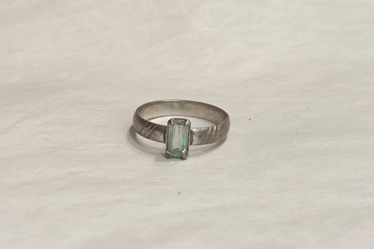 Tourmaline Ring size 8.5 – elegant crystal jewelry known for grounding, protection, and balancing energies.
