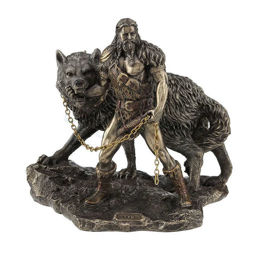 Tyr & Binding Of Fenrir Resin Statue
