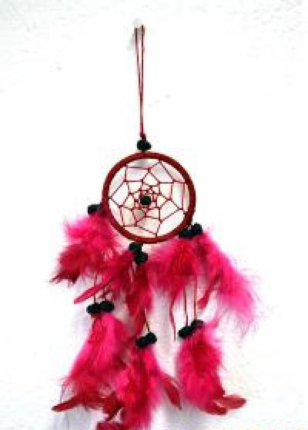 2.5 Dream Catcher With Feathers & Beads