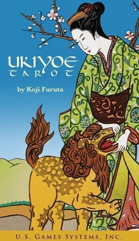 Ukiyoe Tarot Deck by Koji Furuta – traditional Japanese-style tarot deck featuring classic Ukiyo-e art and symbolism.
