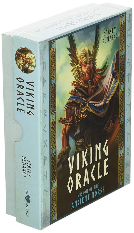 Viking Oracle by Stacey Demarco – Norse mythology and runic wisdom for strength, guidance, and ancient insight.
