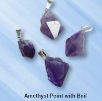Amethyst Point With Bail Pendant