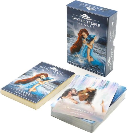 Water Temple Oracle by Suzy Cherub & Laila Savolainen – a fluid, mystical deck celebrating intuition, dreams, and emotional flow.
