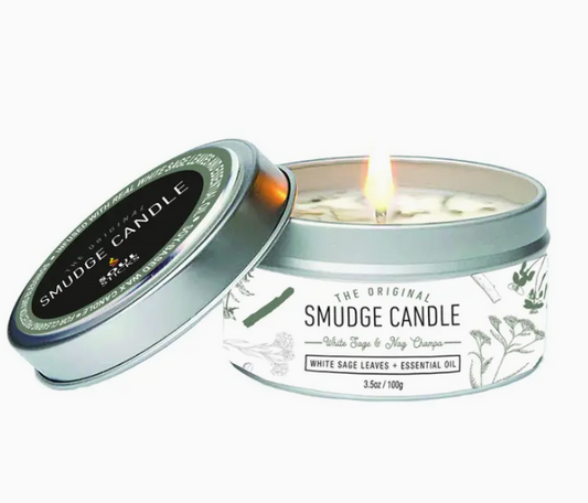 White Sage and Nag Champa Smudge Candle