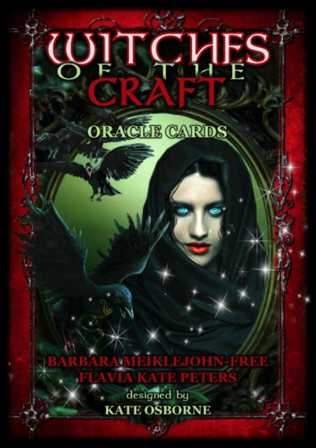 Witches of the Craft Oracle Cards by Barbara Meiklejohn-Free & Flavia Kate Peters – A 48-card deck and 116-page guidebook featuring diverse witch archetypes and their wisdom, including Celtic, Faery, and Kitchen Witches.
