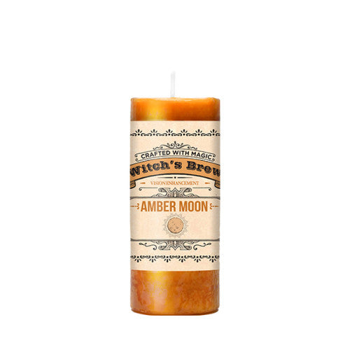 Witch's Brew Amber Moon candle