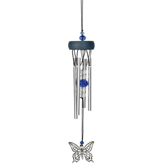 Woodstock Chimes Butterfly Wind Chimes – decorative wind chime with butterfly design for harmony, balance, and outdoor beauty.
