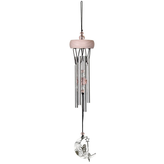 Woodstock Chimes Fairy Fantasy Wind Chimes – whimsical chime with fairy design bringing magic, charm, and uplifting outdoor energy.
