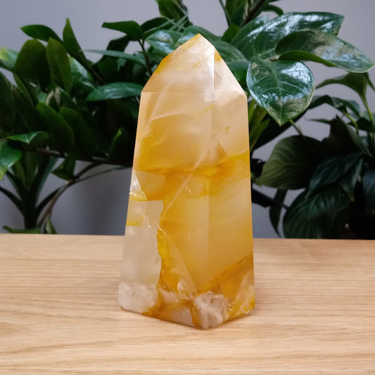 Yellow Hematoid Quartz Tower -Madagascar