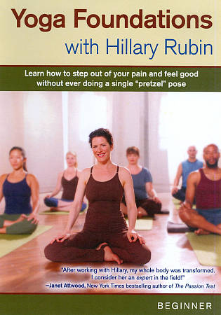 Yoga Foundations DVD by Hillary Rubin – beginner-friendly yoga program teaching foundational poses, alignment, and mindful flow.

