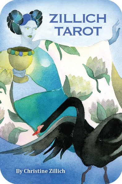 Zillich Tarot in a Tin by Christine Zillich – 78-card Thoth-inspired deck featuring vibrant watercolor art, Kabbalistic symbols, and astrological correspondences, housed in a collectible tin with a 60-page guidebook by Johan von Kirschner.
